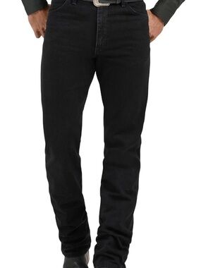Wrangler Men’s Black Bootcut Jeans